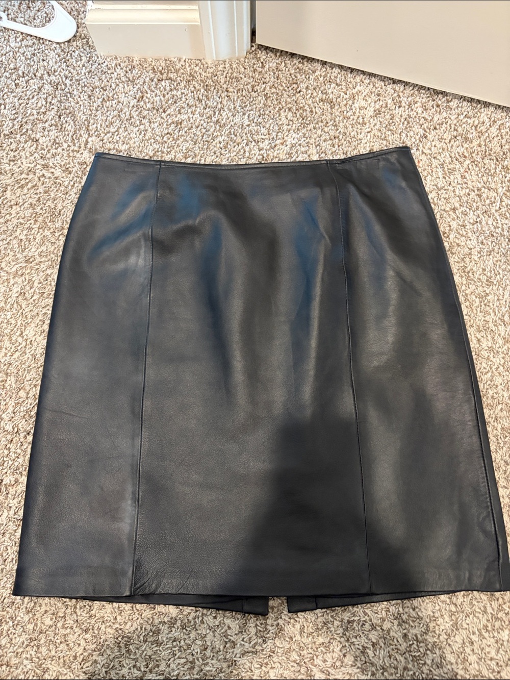 Apt. 9 Black Leather Pencil Skirt